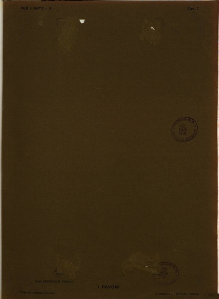 Per l'arte : rivista mensile d'arte applicata