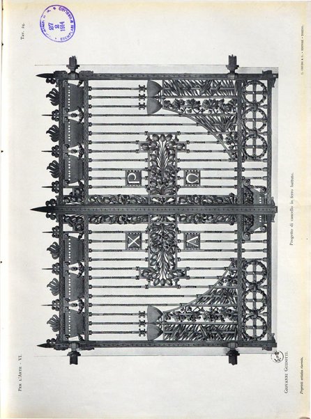 Per l'arte : rivista mensile d'arte applicata