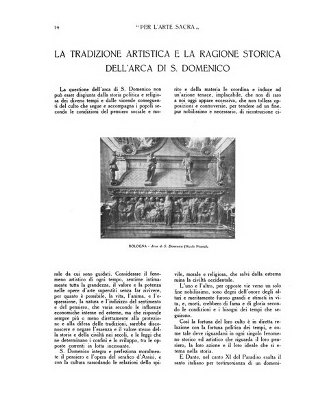 Per l'arte sacra rivista bimestrale illustrata