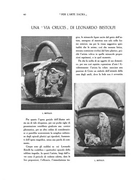 Per l'arte sacra rivista bimestrale illustrata