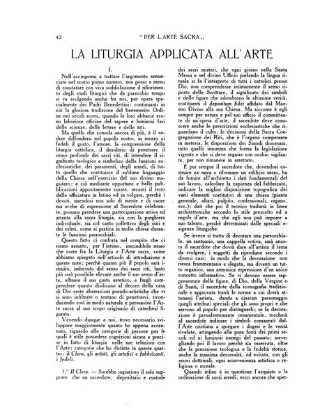 Per l'arte sacra rivista bimestrale illustrata