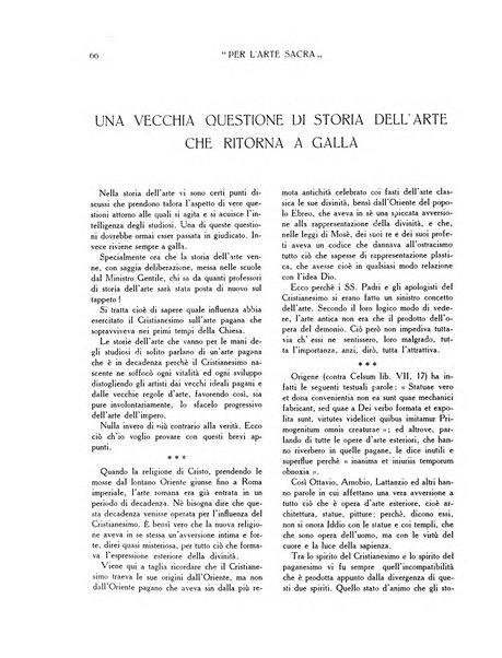 Per l'arte sacra rivista bimestrale illustrata