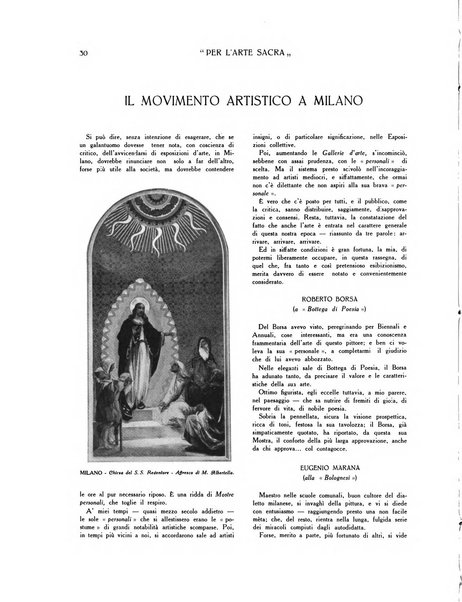 Per l'arte sacra rivista bimestrale illustrata