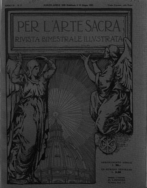 Per l'arte sacra rivista bimestrale illustrata