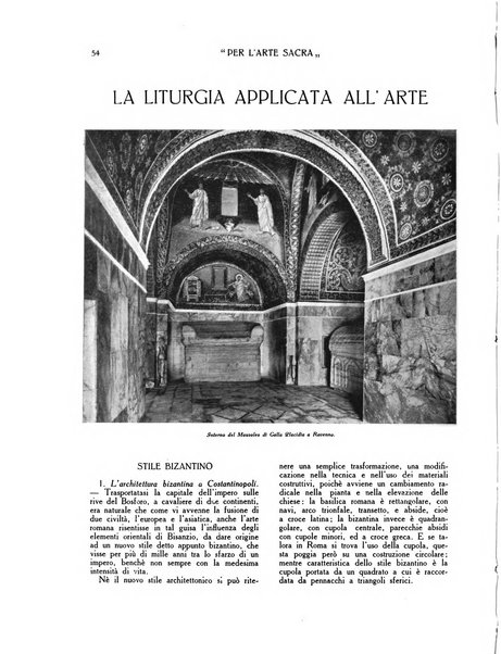 Per l'arte sacra rivista bimestrale illustrata