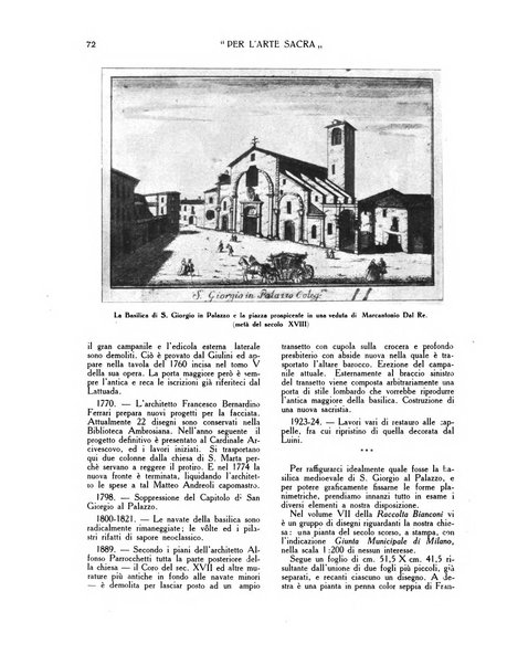 Per l'arte sacra rivista bimestrale illustrata