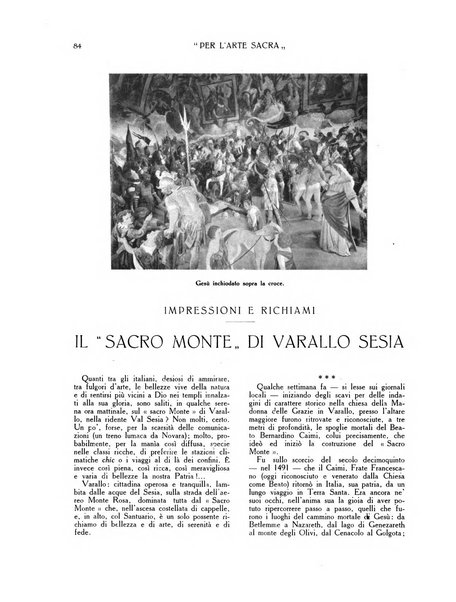 Per l'arte sacra rivista bimestrale illustrata