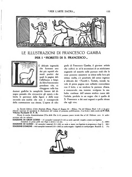 Per l'arte sacra rivista bimestrale illustrata