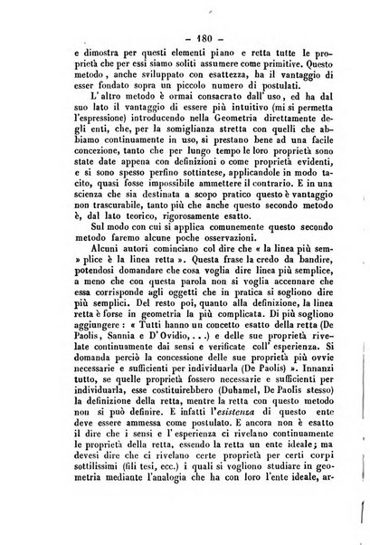 Periodico di matematica per l'insegnamento secondario