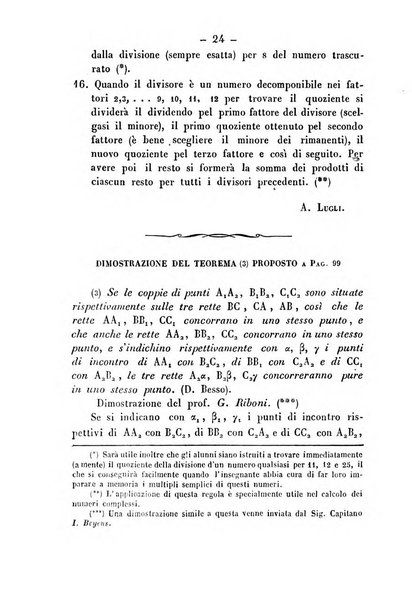 Periodico di matematica per l'insegnamento secondario