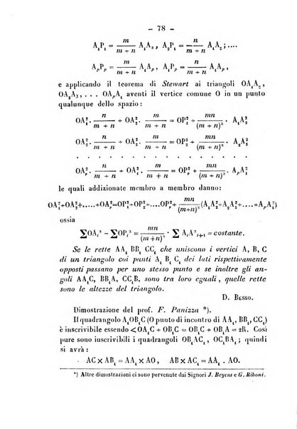 Periodico di matematica per l'insegnamento secondario