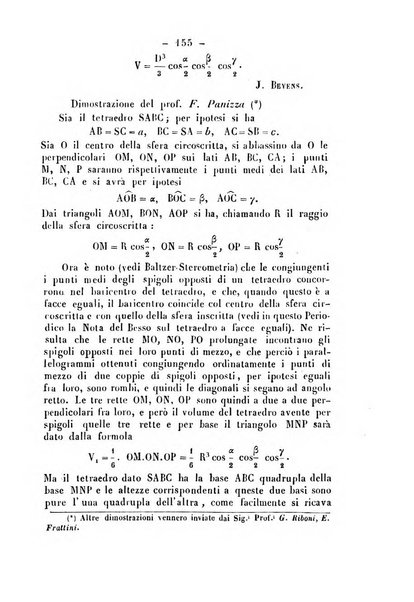 Periodico di matematica per l'insegnamento secondario