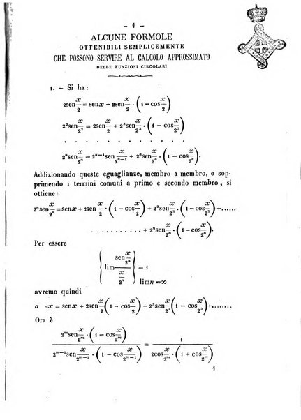 Periodico di matematica per l'insegnamento secondario