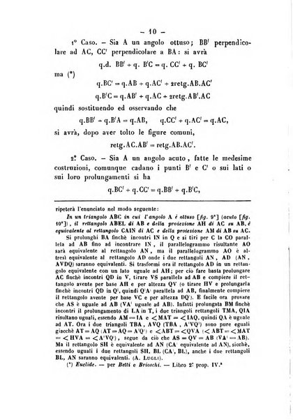 Periodico di matematica per l'insegnamento secondario