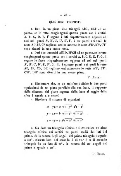 Periodico di matematica per l'insegnamento secondario