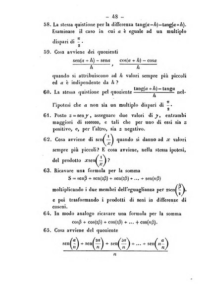 Periodico di matematica per l'insegnamento secondario