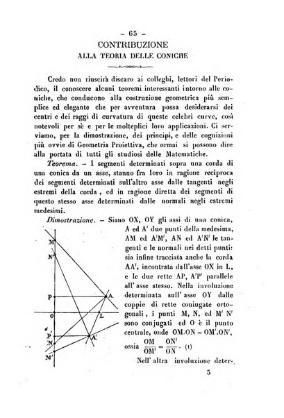 Periodico di matematica per l'insegnamento secondario