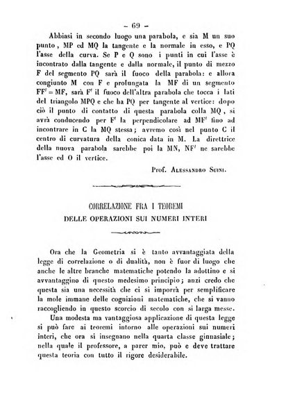 Periodico di matematica per l'insegnamento secondario