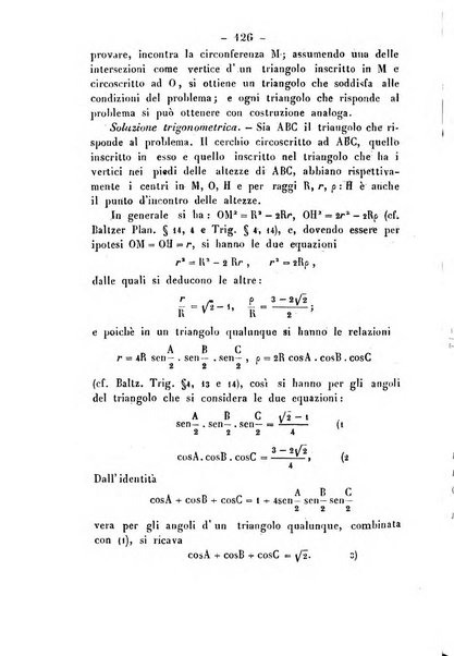 Periodico di matematica per l'insegnamento secondario