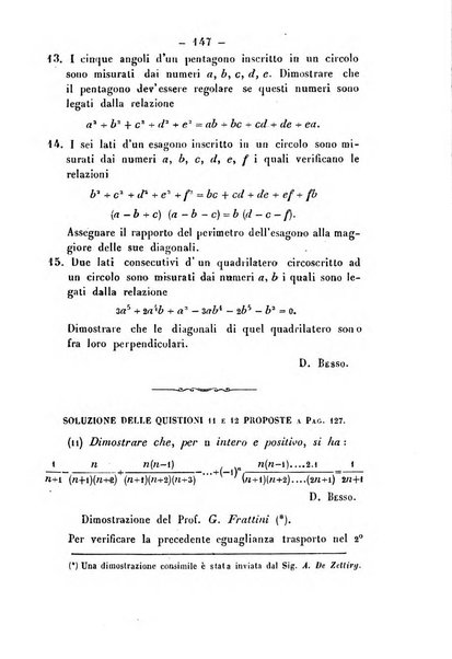 Periodico di matematica per l'insegnamento secondario