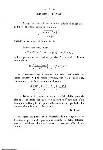 Periodico di matematica per l'insegnamento secondario