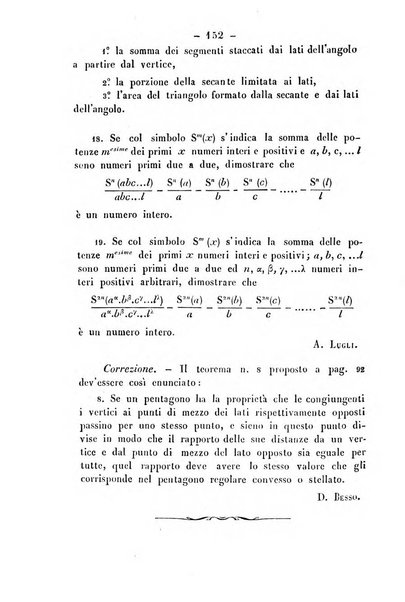 Periodico di matematica per l'insegnamento secondario