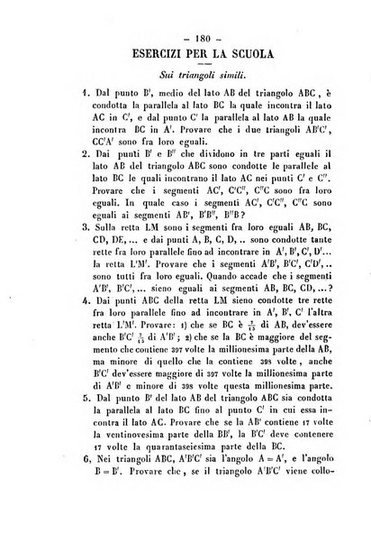 Periodico di matematica per l'insegnamento secondario