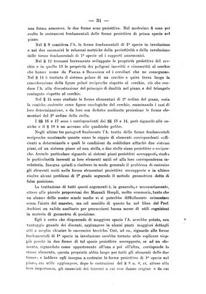 Periodico di matematica per l'insegnamento secondario