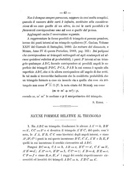 Periodico di matematica per l'insegnamento secondario