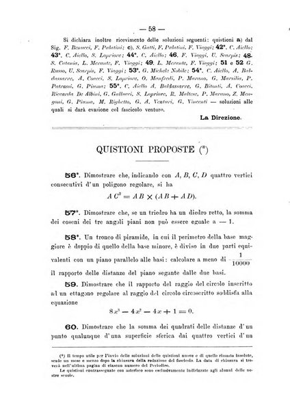 Periodico di matematica per l'insegnamento secondario