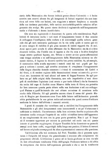 Periodico di matematica per l'insegnamento secondario