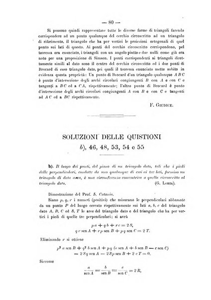 Periodico di matematica per l'insegnamento secondario