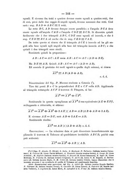 Periodico di matematica per l'insegnamento secondario