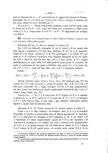 Periodico di matematica per l'insegnamento secondario