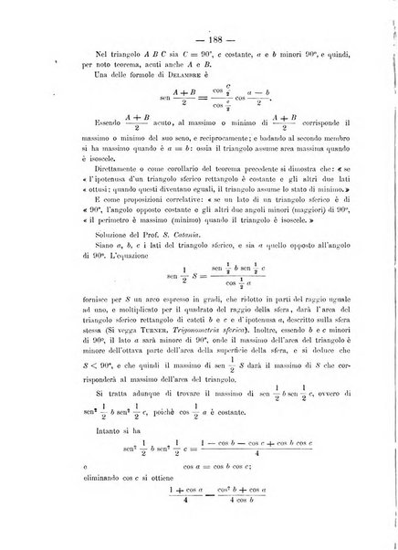 Periodico di matematica per l'insegnamento secondario