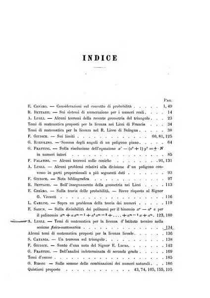 Periodico di matematica per l'insegnamento secondario