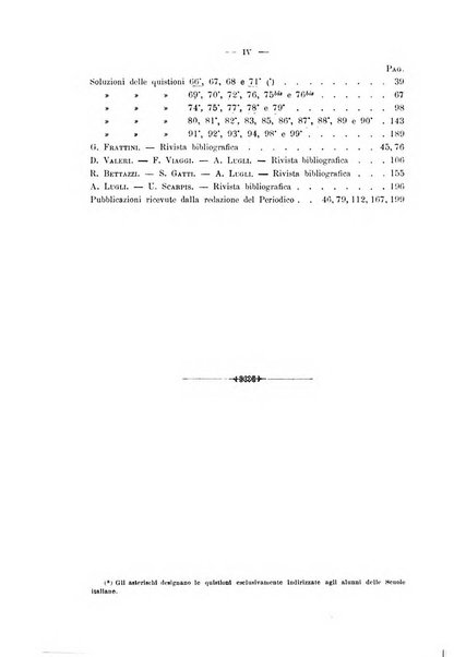 Periodico di matematica per l'insegnamento secondario