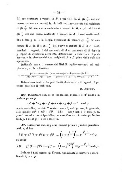 Periodico di matematica per l'insegnamento secondario