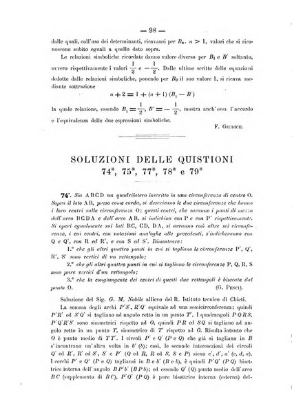 Periodico di matematica per l'insegnamento secondario