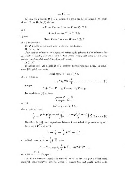 Periodico di matematica per l'insegnamento secondario