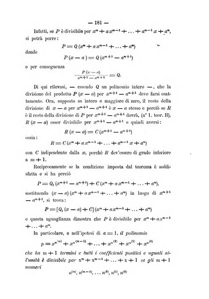 Periodico di matematica per l'insegnamento secondario