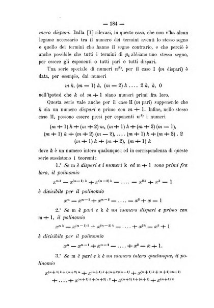 Periodico di matematica per l'insegnamento secondario