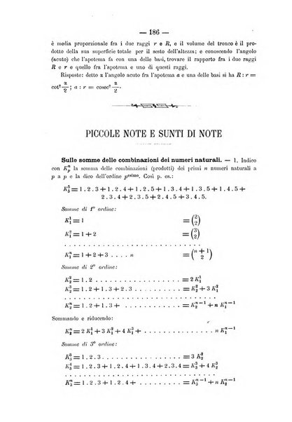 Periodico di matematica per l'insegnamento secondario