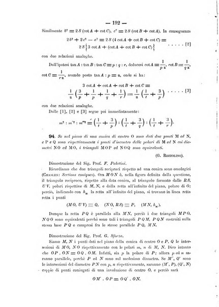 Periodico di matematica per l'insegnamento secondario