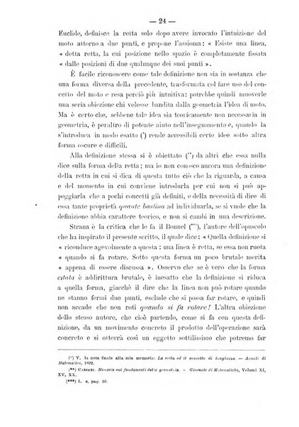 Periodico di matematica per l'insegnamento secondario