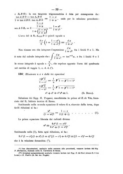 Periodico di matematica per l'insegnamento secondario