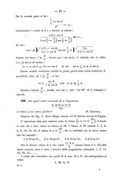 Periodico di matematica per l'insegnamento secondario