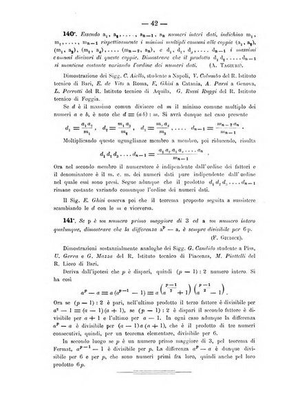 Periodico di matematica per l'insegnamento secondario