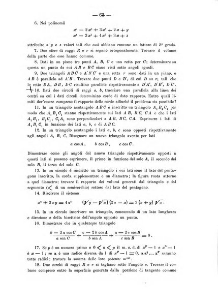 Periodico di matematica per l'insegnamento secondario