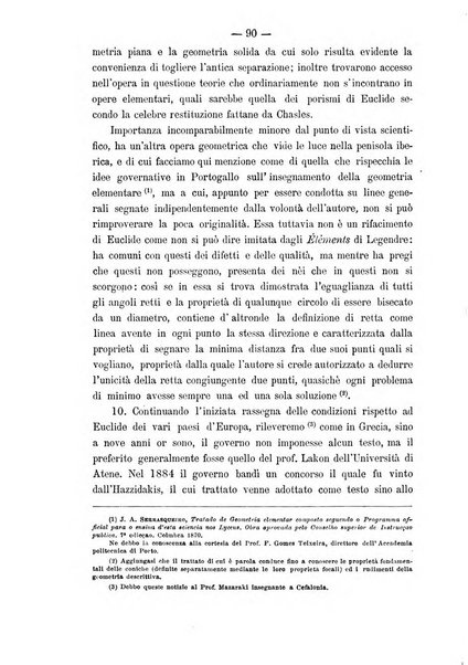 Periodico di matematica per l'insegnamento secondario